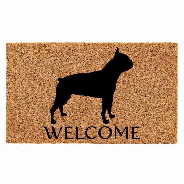 Calloway Mills Entrance Mat, Coir, Natural, Black 105661729 - main